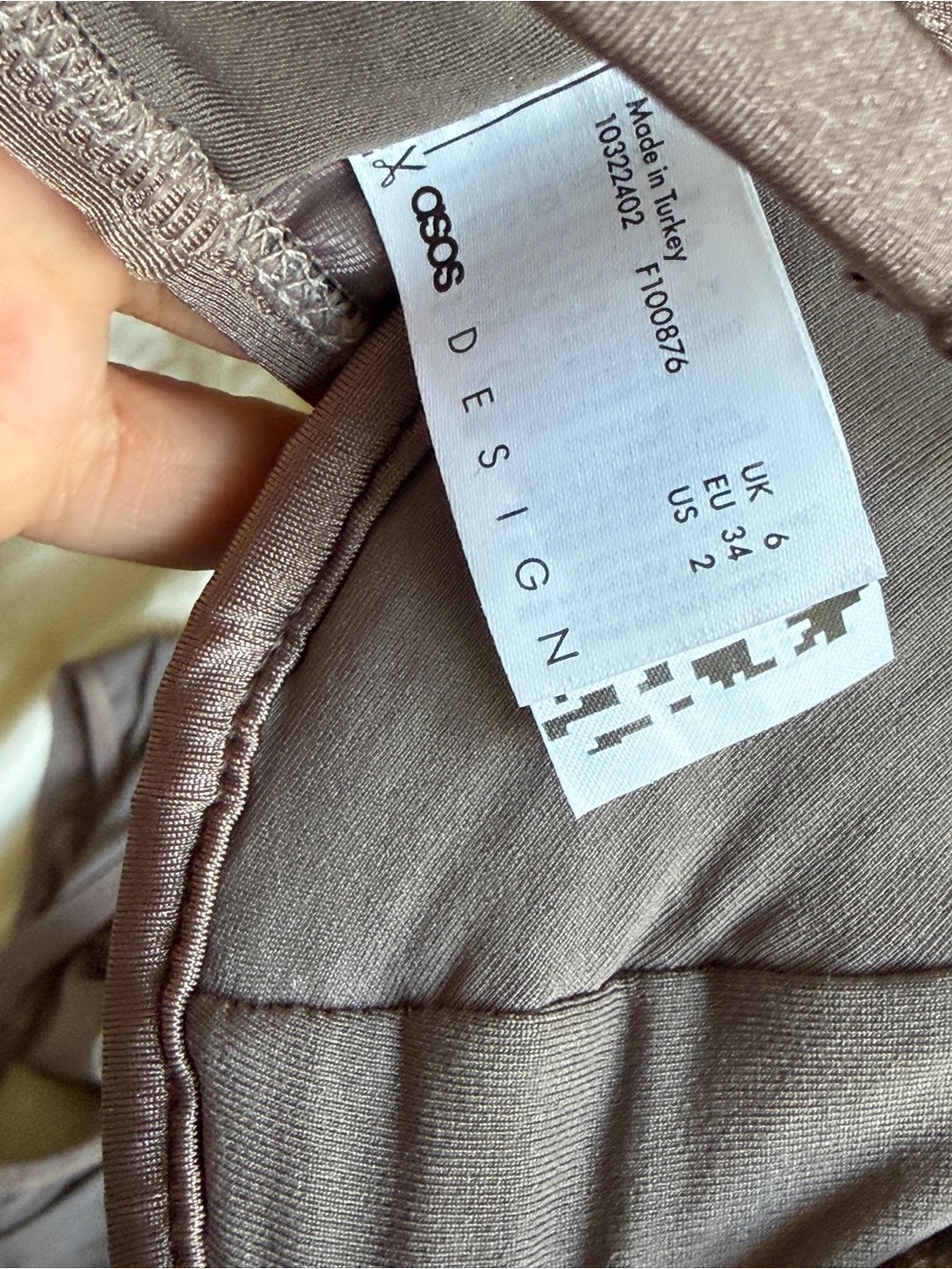 ASOS Brown Textured Underwire Bikini Set - Picture 5 of 5